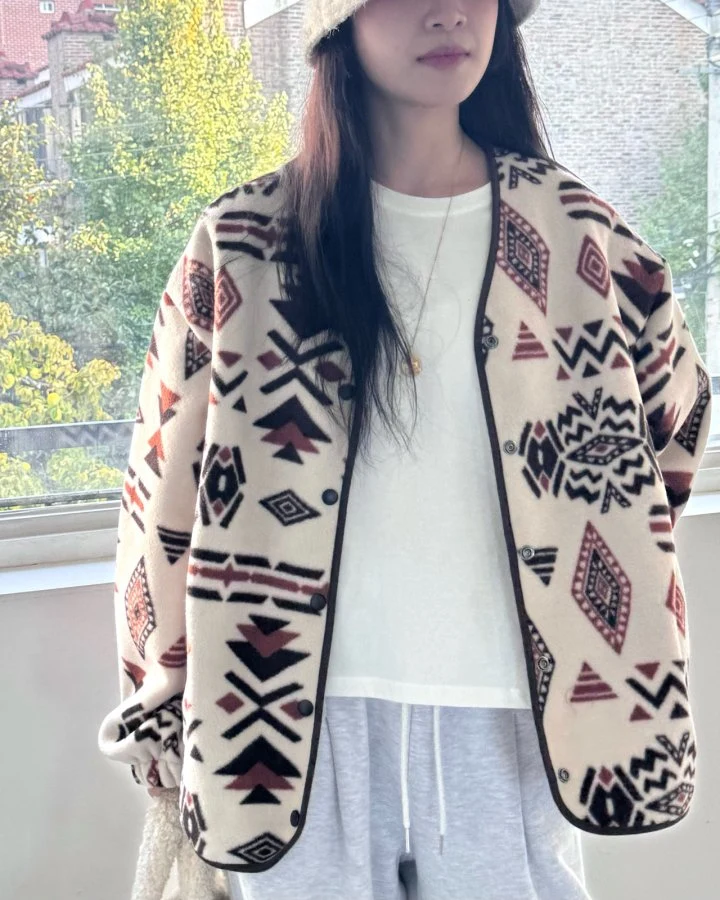 Theres - Korean Women Fashion - #shopsmall - Inca Cardigan - 5