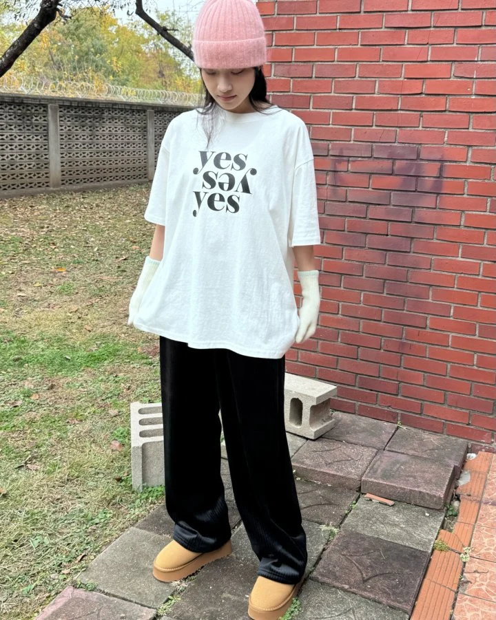 Theres - Korean Women Fashion - #womensfashion - Yes Tee - 5