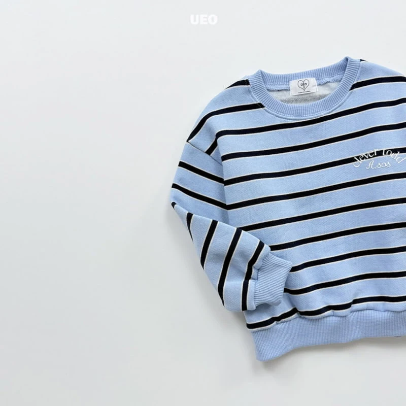 U Eo - Korean Children Fashion - #Kfashion4kids - Stripe Sweatshirt - 6