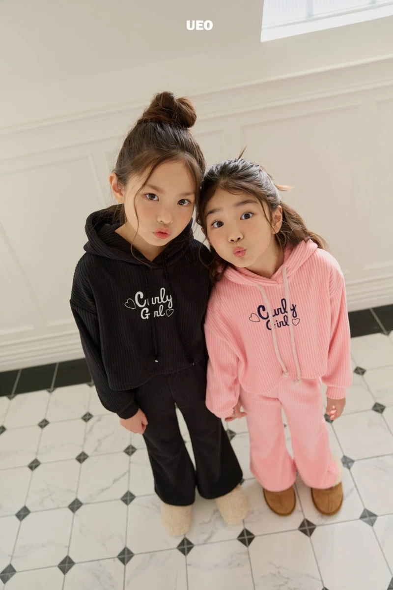 U Eo - Korean Children Fashion - #childofig - Curly Ribbed Fleece Hood - 10