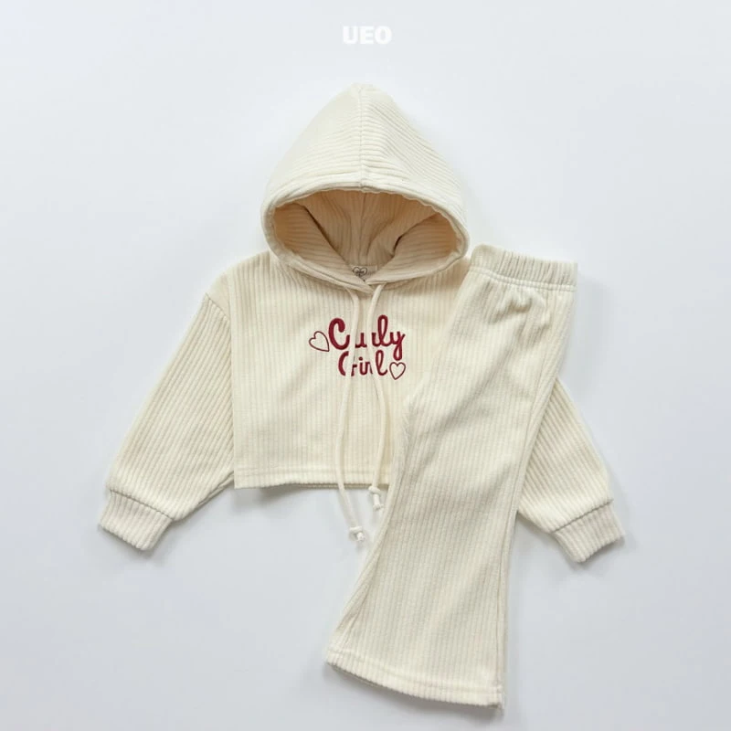 U Eo - Korean Children Fashion - #childofig - Curly Ribbed Fleece Hood - 9