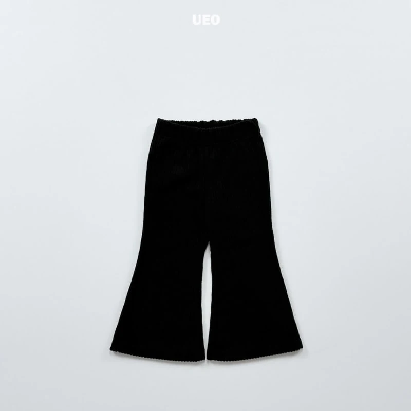 U Eo - Korean Children Fashion - #childofig - Ribbed Fleece Bootcut Pants - 8