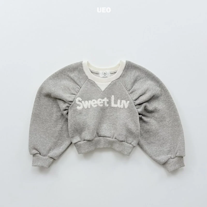 U Eo - Korean Children Fashion - #childofig - Sweet Love Shirring Sweatshirt - 5