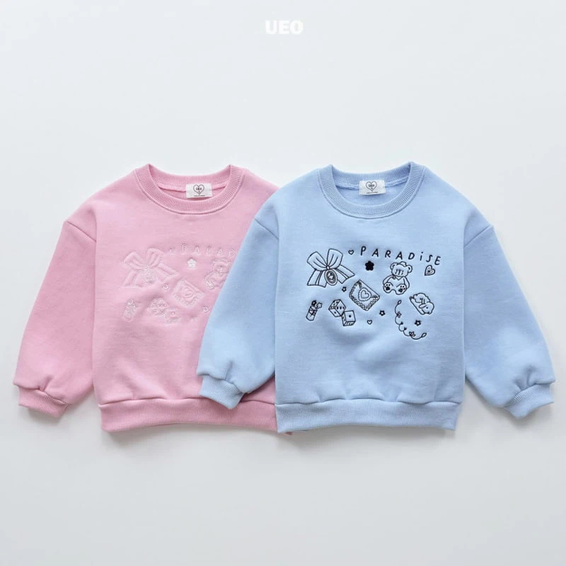 U Eo - Korean Children Fashion - #childofig - Pastel Bear Sweatshirt