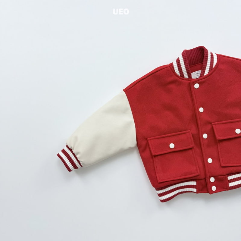 U Eo - Korean Children Fashion - #childrensboutique - Campus Lover Varsity Jacket - 7