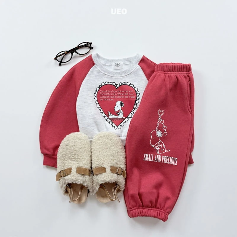 U Eo - Korean Children Fashion - #childrensboutique - Raglan Heart Sweatshirt - 9