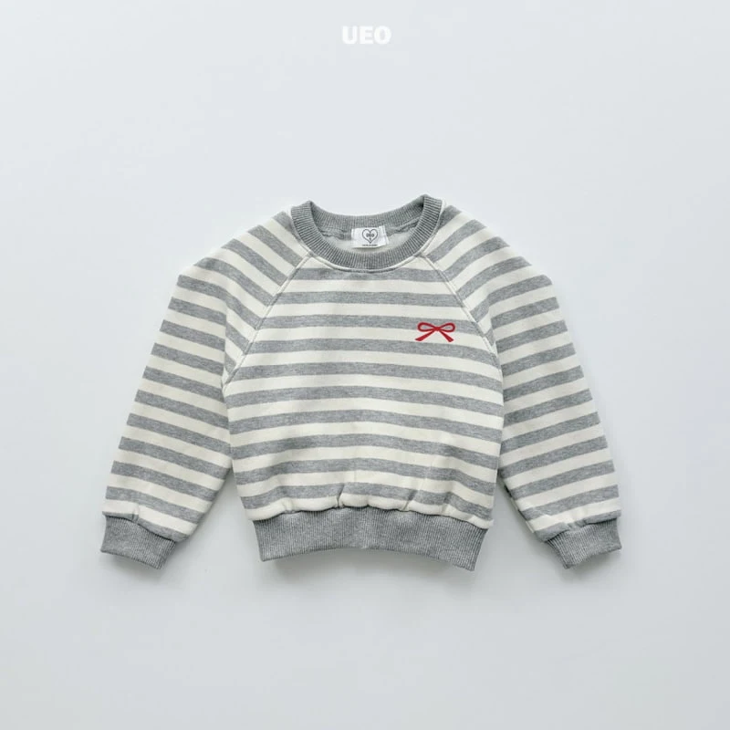 U Eo - Korean Children Fashion - #childofig - Petite Ribbon Puff Sweatshirt - 4