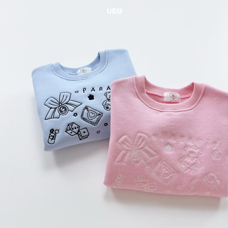 U Eo - Korean Children Fashion - #childrensboutique - Pastel Bear Sweatshirt - 3