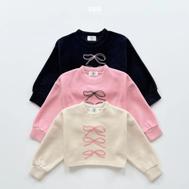 U Eo - Korean Children Fashion - #designkidswear - Triple Ribbon Sweatshirt