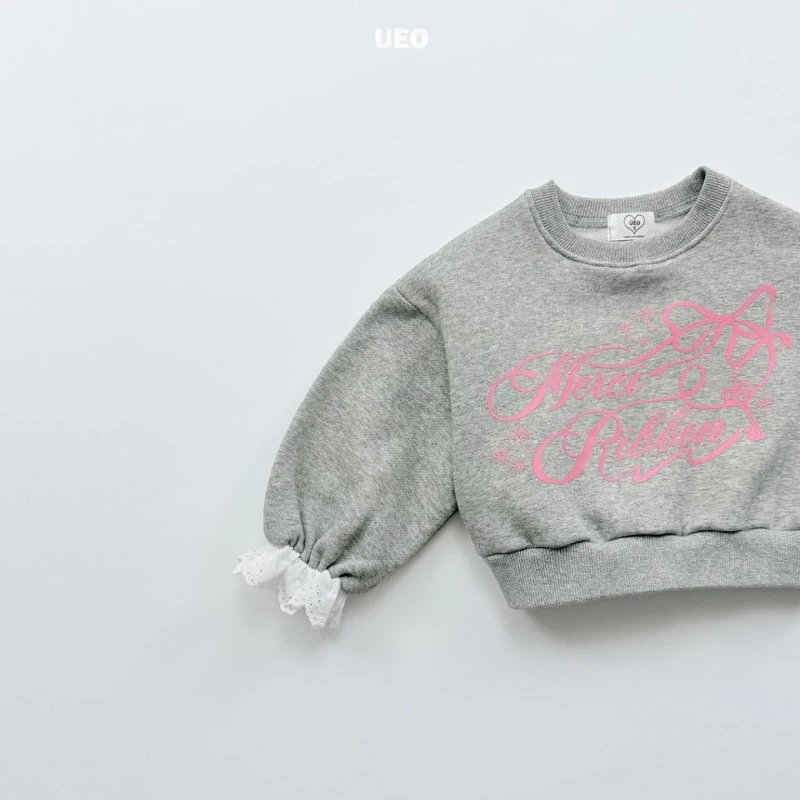 U Eo - Korean Children Fashion - #designkidswear - Mercy Frill Sweatshirt - 8