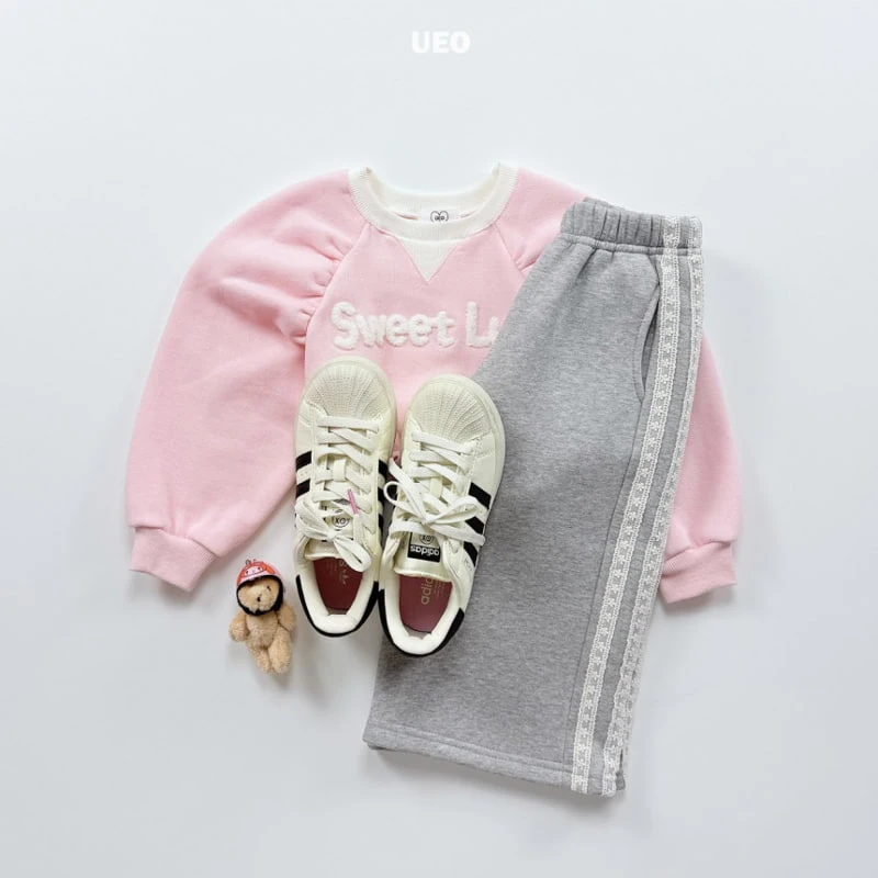 U Eo - Korean Children Fashion - #designkidswear - Sweet Love Shirring Sweatshirt - 7