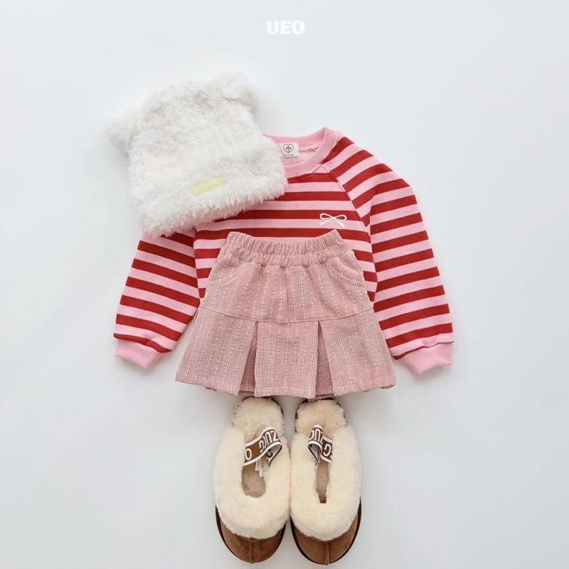 U Eo - Korean Children Fashion - #designkidswear - Petite Ribbon Puff Sweatshirt - 5