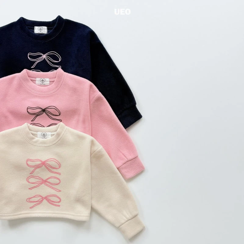 U Eo - Korean Children Fashion - #discoveringself - Triple Ribbon Sweatshirt - 2