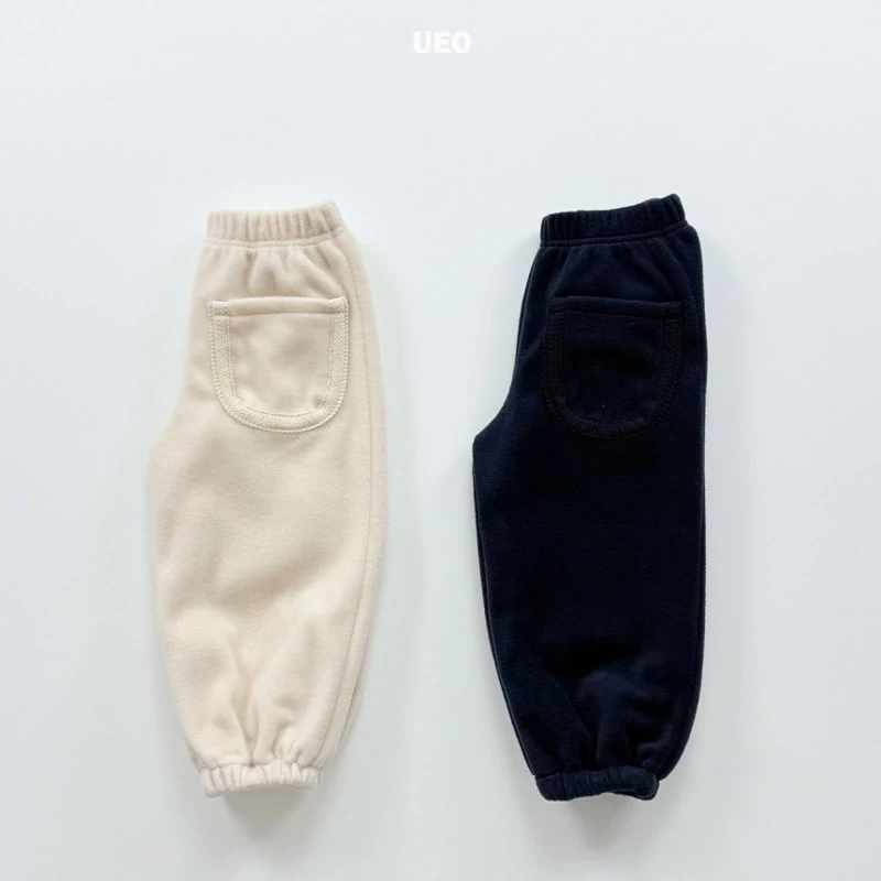 U Eo - Korean Children Fashion - #discoveringself - Fleece Pocket Jogger Pants