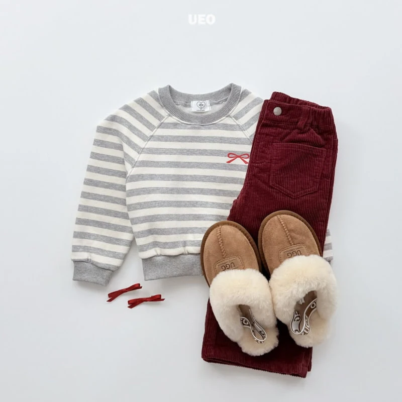 U Eo - Korean Children Fashion - #discoveringself - Petite Ribbon Puff Sweatshirt - 6