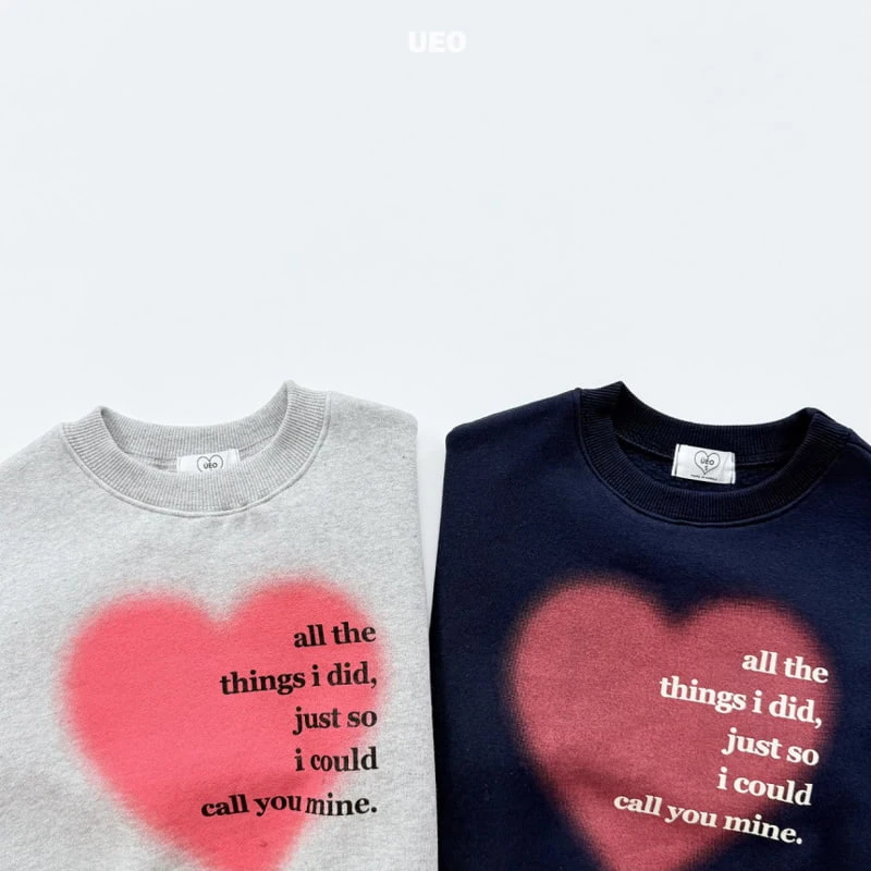 U Eo - Korean Children Fashion - #discoveringself - All The Heart Sweatshirt - 2