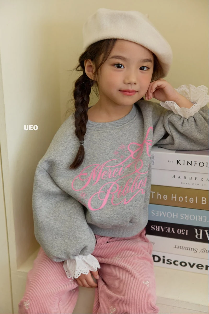 U Eo - Korean Children Fashion - #fashionkids - Mercy Frill Sweatshirt - 10