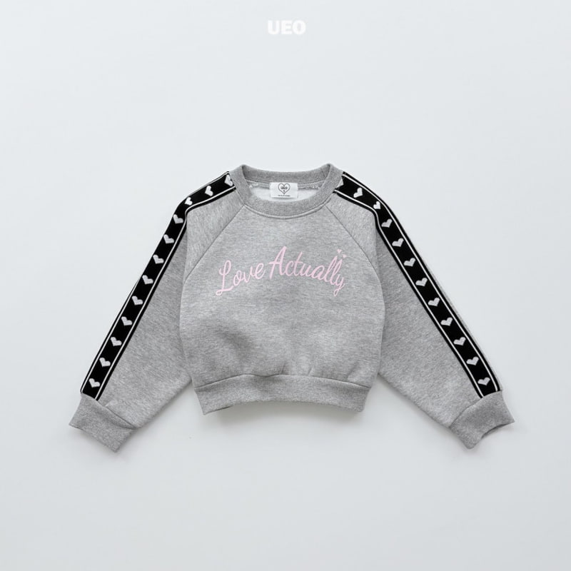 U Eo - Korean Children Fashion - #kidsshorts - Love Tape Sweatshirt - 7