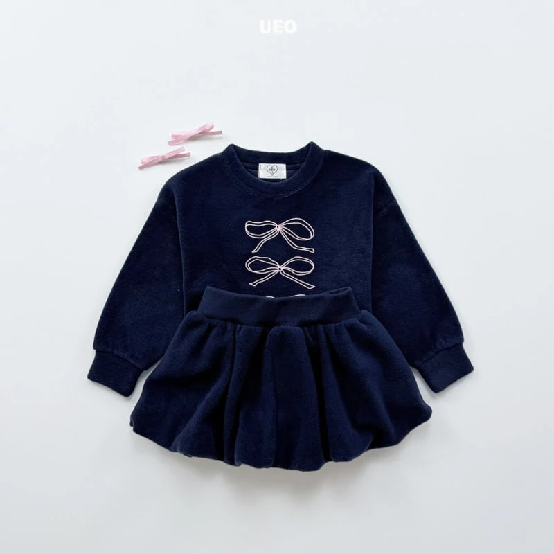 U Eo - Korean Children Fashion - #kidsshorts - Balloon Fleece Skirt - 2