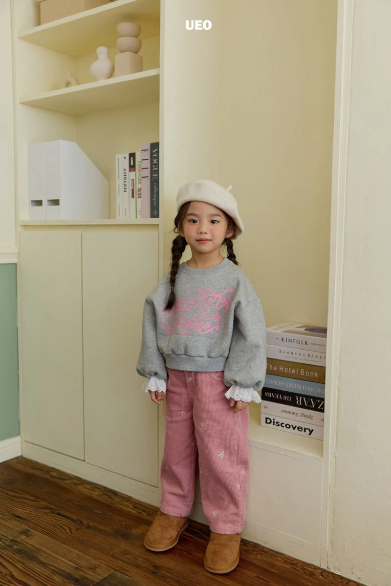 U Eo - Korean Children Fashion - #kidsshorts - Mercy Frill Sweatshirt - 11