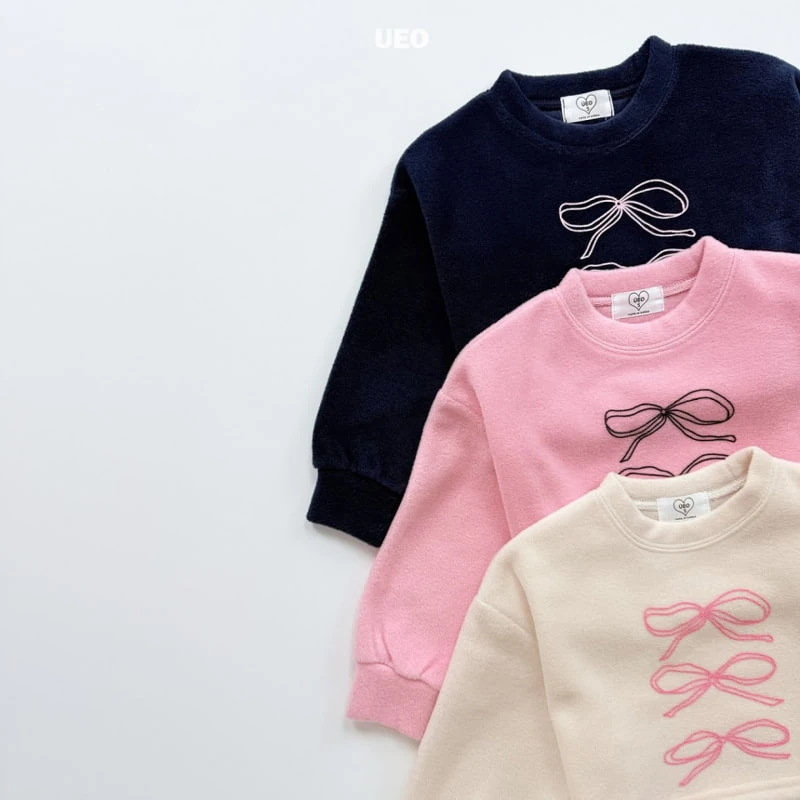 U Eo - Korean Children Fashion - #kidsstore - Triple Ribbon Sweatshirt - 5