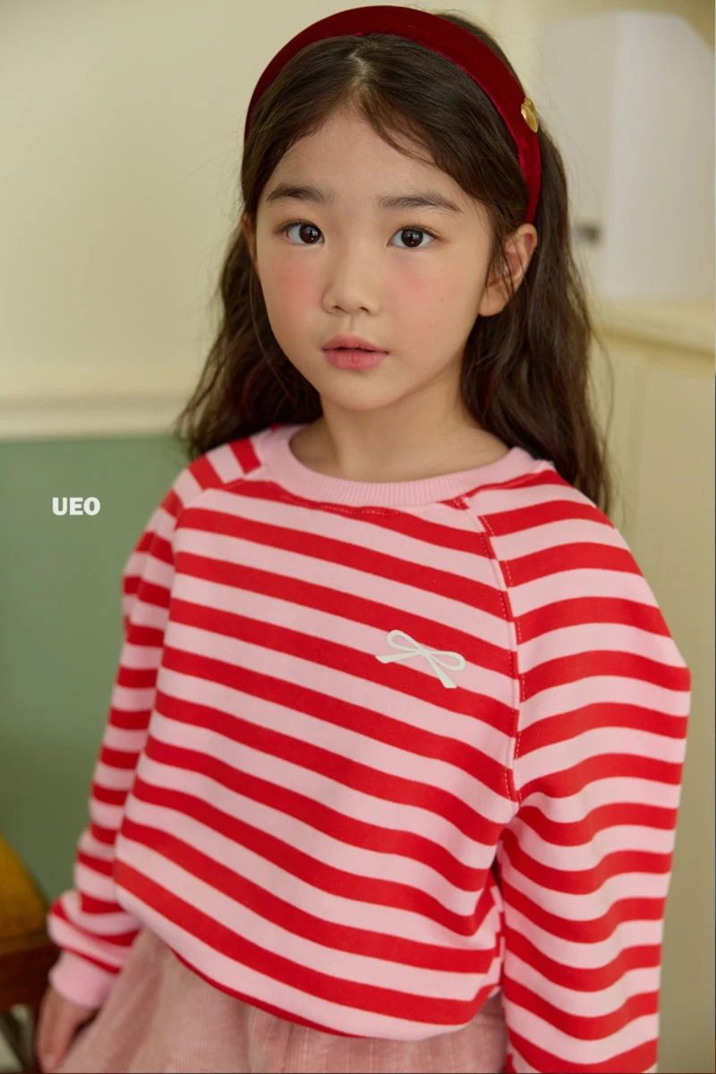 U Eo - Korean Children Fashion - #kidsstore - Petite Ribbon Puff Sweatshirt - 9