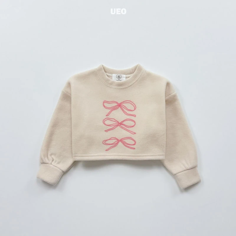 U Eo - Korean Children Fashion - #kidzfashiontrend - Triple Ribbon Sweatshirt - 6