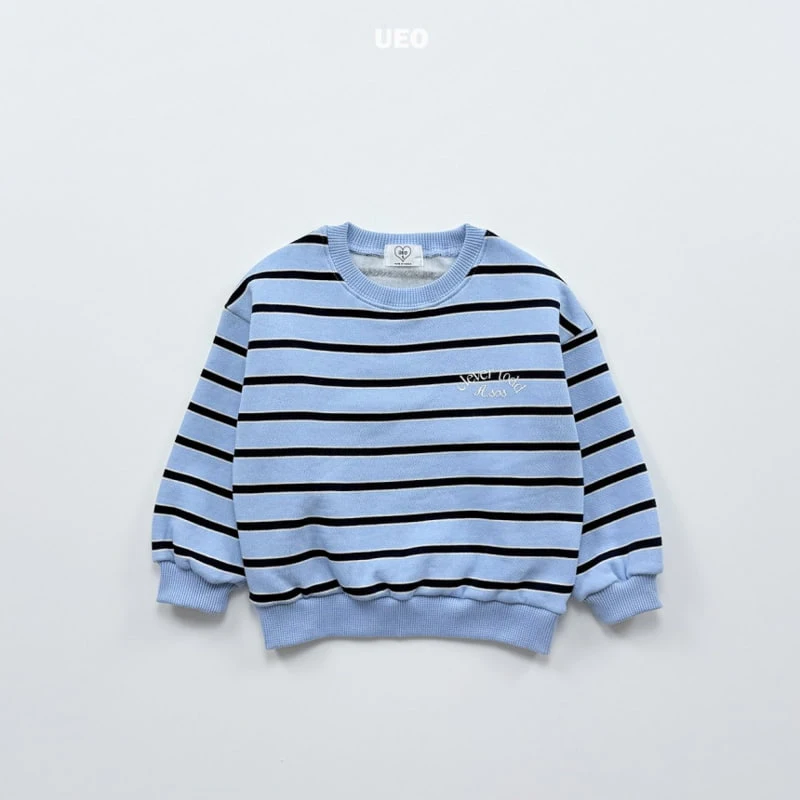 U Eo - Korean Children Fashion - #kidzfashiontrend - Stripe Sweatshirt - 5