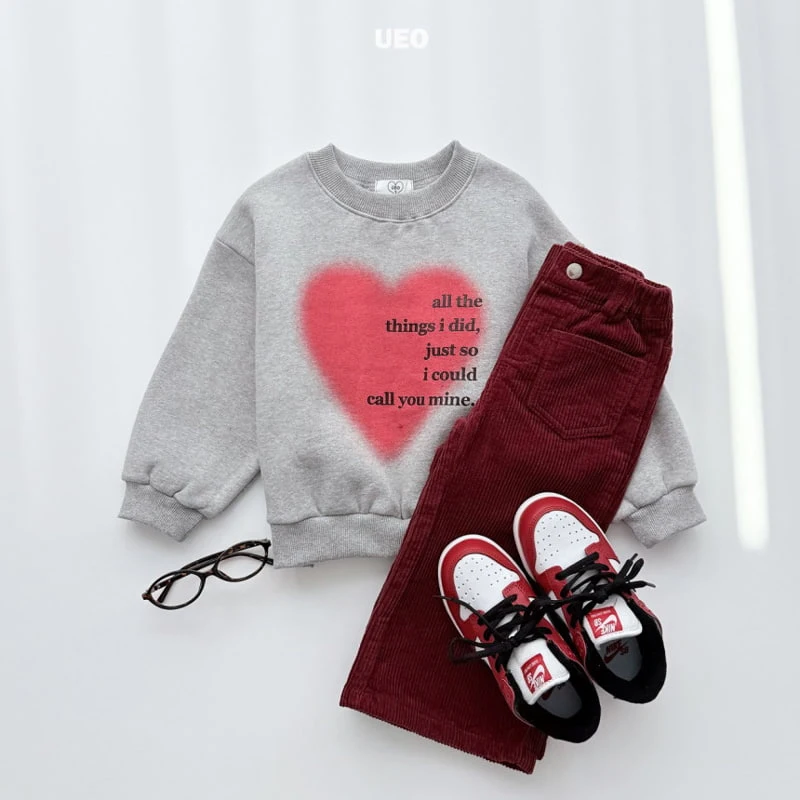 U Eo - Korean Children Fashion - #littlefashionista - All The Heart Sweatshirt - 8