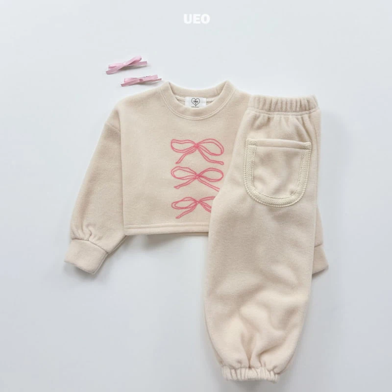 U Eo - Korean Children Fashion - #minifashionista - Fleece Pocket Jogger Pants - 9