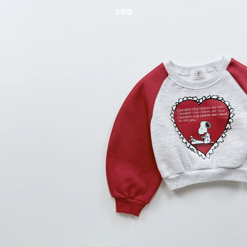 U Eo - Korean Children Fashion - #minifashionista - Raglan Heart Sweatshirt - 5