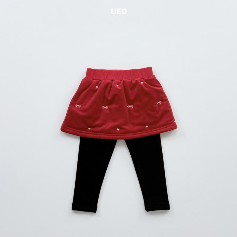 U Eo - Korean Children Fashion - #minifashionista - Lovely Padded Skirt Leggings - 2