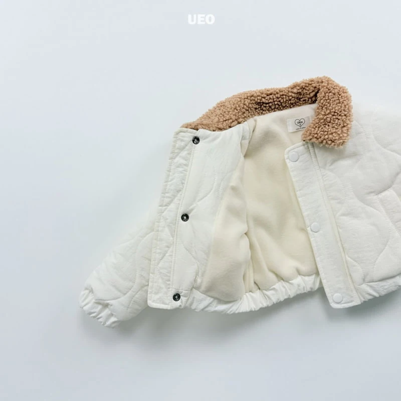 U Eo - Korean Children Fashion - #toddlerclothing - Miu Short Quilted Jumper - 4