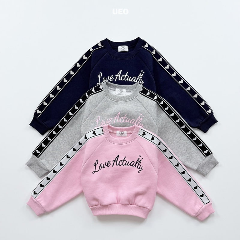 U Eo - Korean Children Fashion - #stylishchildhood - Love Tape Sweatshirt