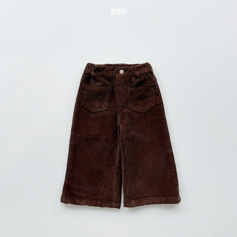 U Eo - Korean Children Fashion - #stylishchildhood - Corduroy Pocket Bootcut Pants - 5