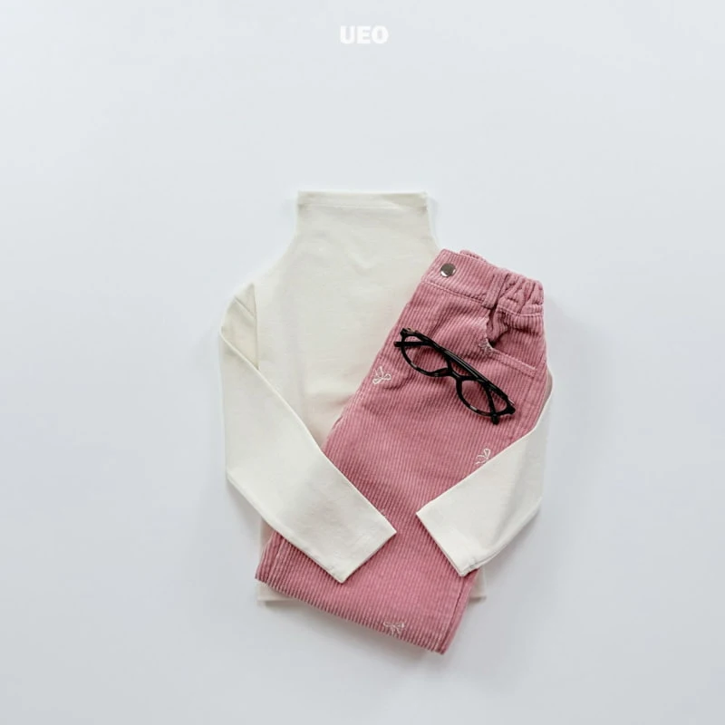 U Eo - Korean Children Fashion - #todddlerfashion - Basic Mockneck Tee - 7