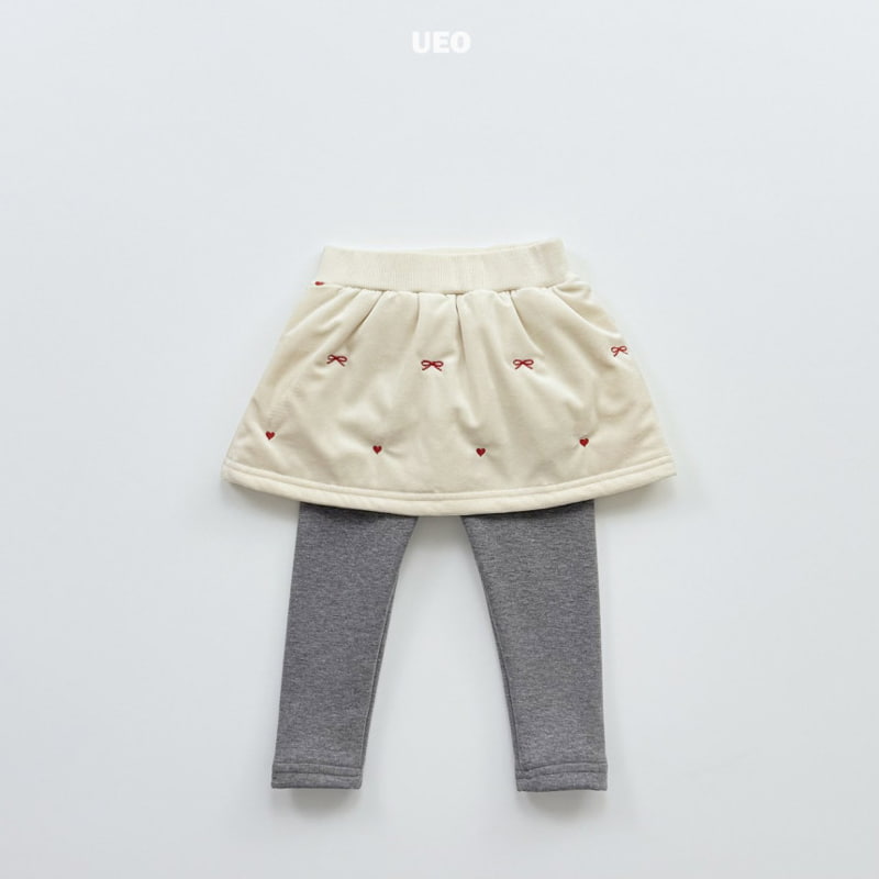 U Eo - Korean Children Fashion - #prettylittlegirls - Lovely Padded Skirt Leggings - 4