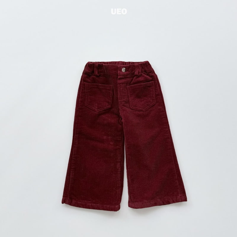 U Eo - Korean Children Fashion - #todddlerfashion - Corduroy Pocket Bootcut Pants - 3