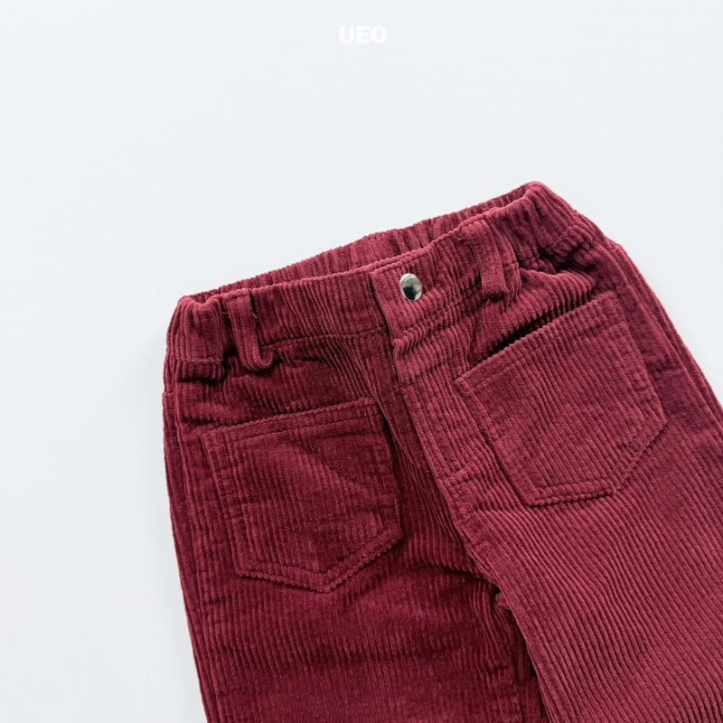 U Eo - Korean Children Fashion - #todddlerfashion - Corduroy Pocket Bootcut Pants - 4