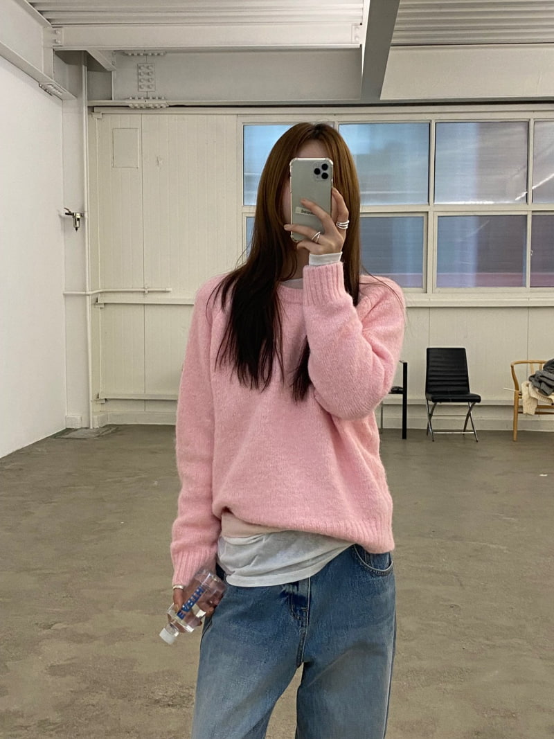 Unbound - Korean Women Fashion - #momslook - Apple Knit Sweater - 10