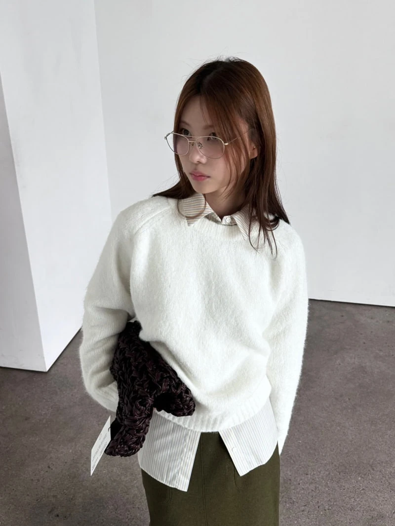 Unbound - Korean Women Fashion - #womensfashion - Apple Knit Sweater - 11