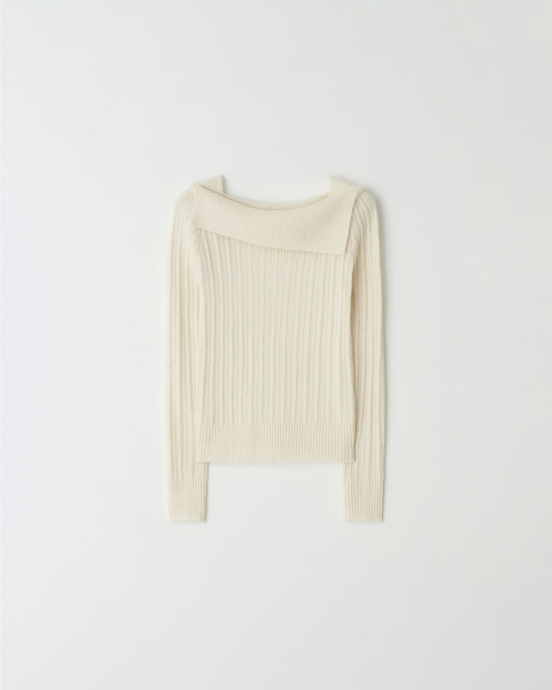 Understanding - Korean Women Fashion - #momslook - Off Shoulder Rib Knit Top - 11