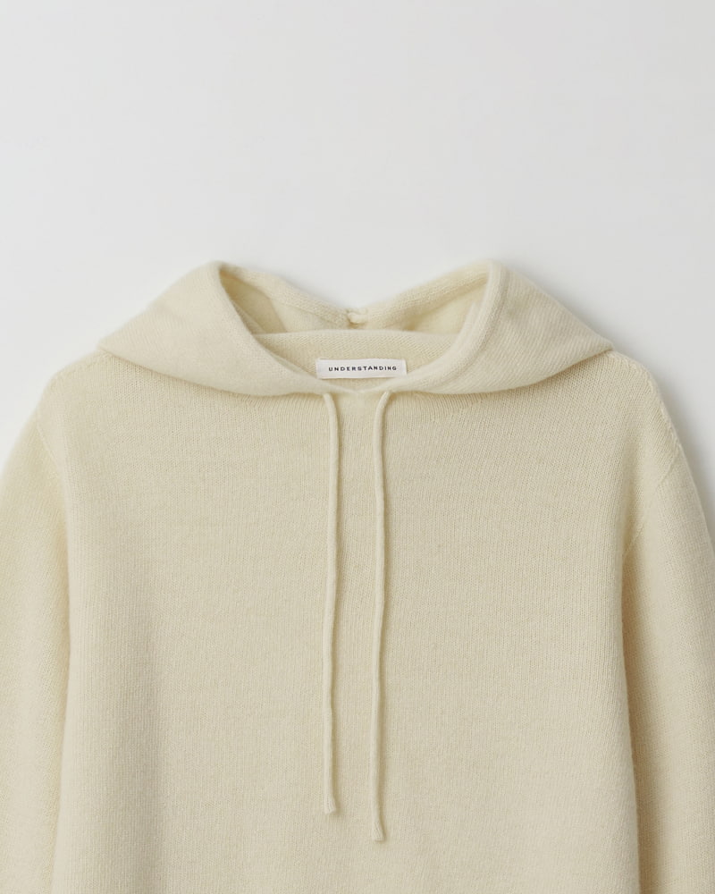 Understanding - Korean Women Fashion - #momslook - Wholegarment Cashmere Hood Knit Sweater