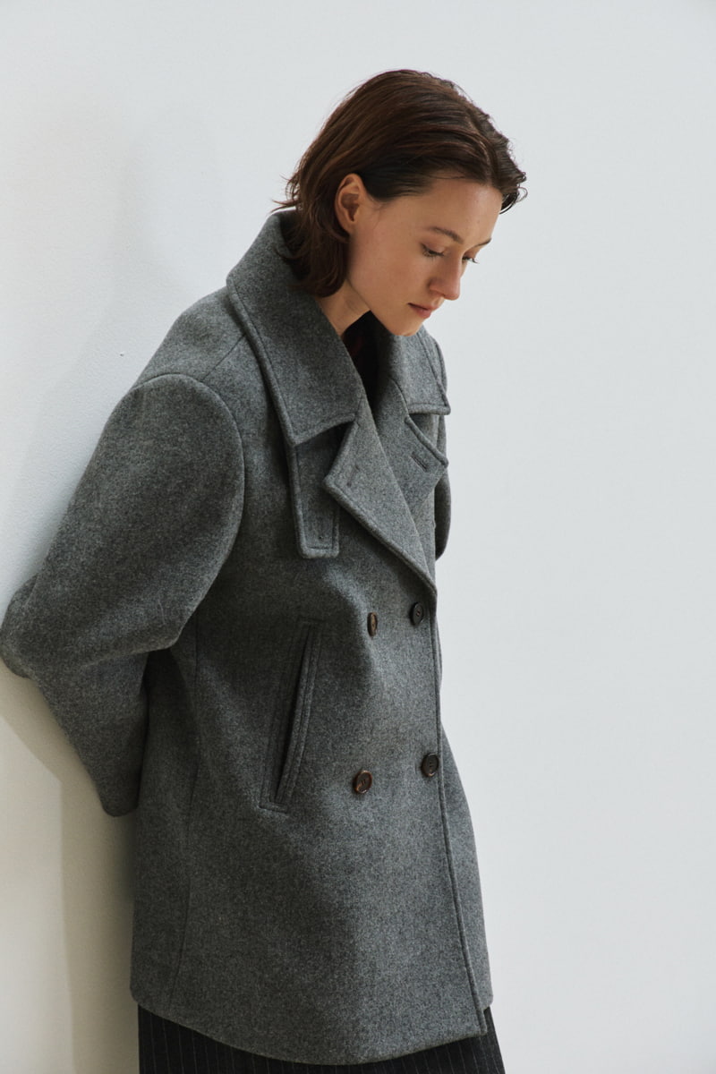 Understanding - Korean Women Fashion - #restrostyle - Wool Half Pea Coat - 9