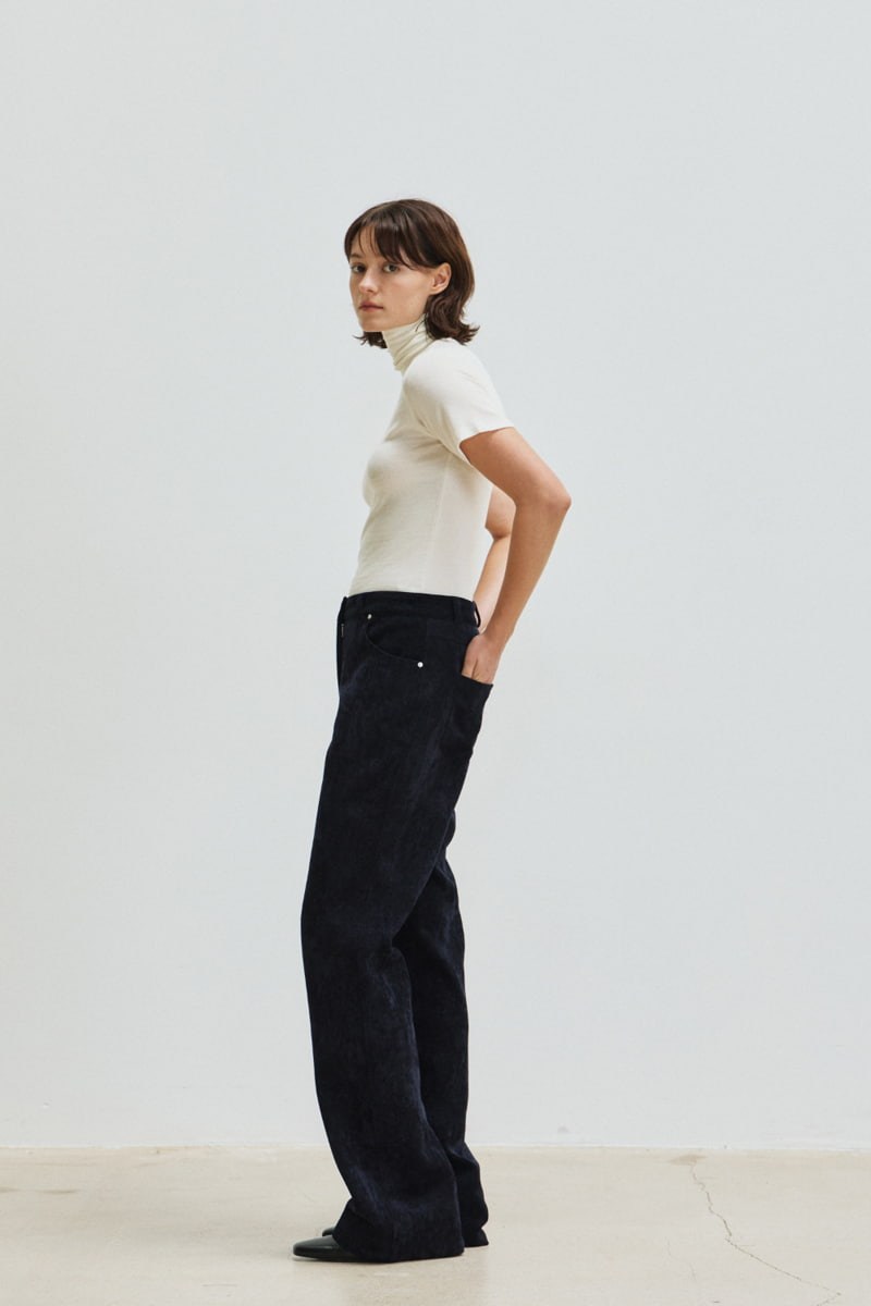 Understanding - Korean Women Fashion - #restrostyle - Bella Corduroy Velvet Basic Pants - 6