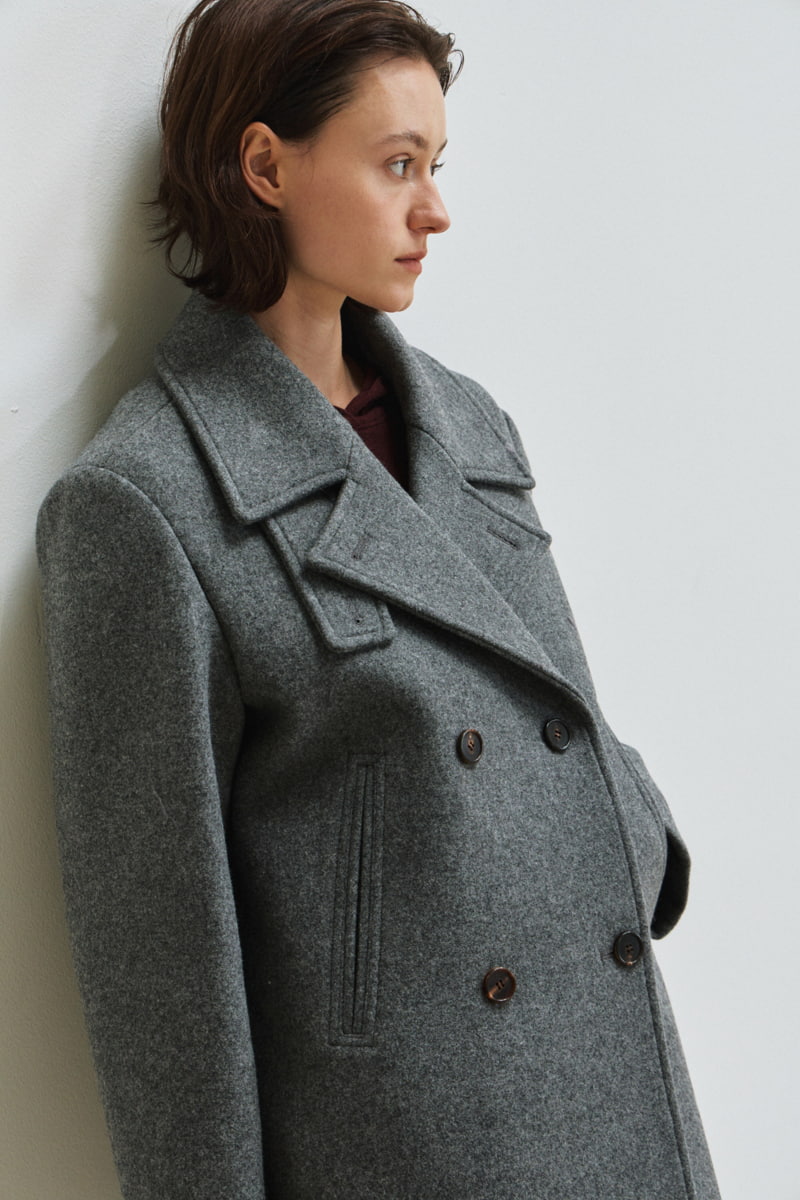 Understanding - Korean Women Fashion - #romanticstyle - Wool Half Pea Coat - 10