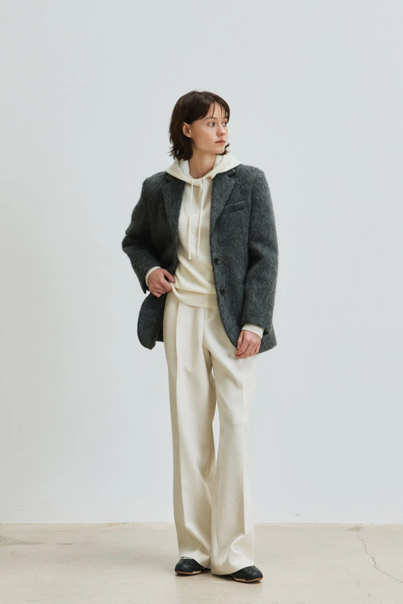 Understanding - Korean Women Fashion - #shopsmall - Mohair Like Jacket - 5