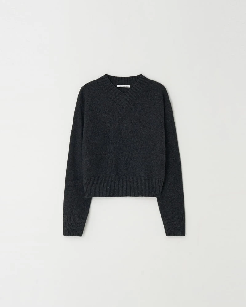 Understanding - Korean Women Fashion - #thatsdarling - V Neck Yak Knit Sweater - 7