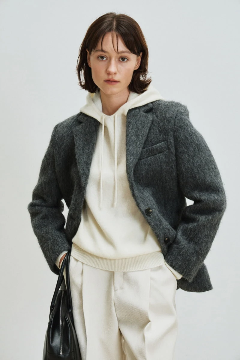 Understanding - Korean Women Fashion - #thelittlethings - Mohair Like Jacket - 7