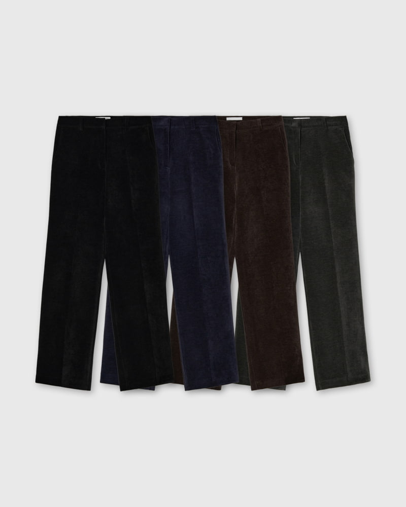 Understanding - Korean Women Fashion - #thelittlethings - Warmbell Basic Velvet Pants